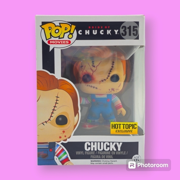 Funko POP! Bride of Chucky Bloody Chucky #315 Vinyl Figure Hot Topic Exclusive - Picture 1 of 8
